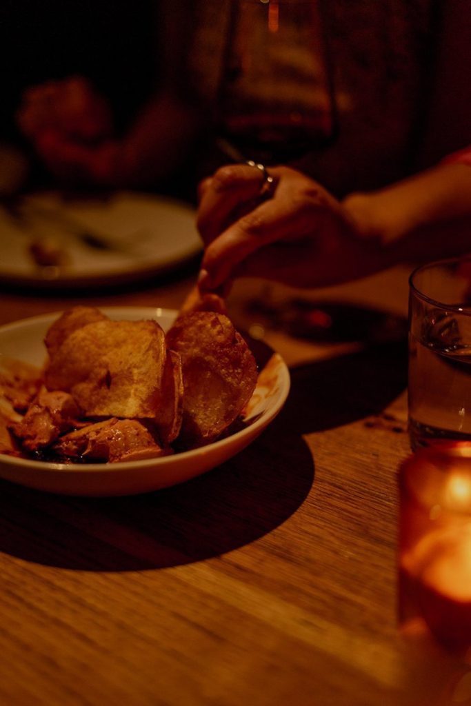 Pâté and potato chips at Odd Culture