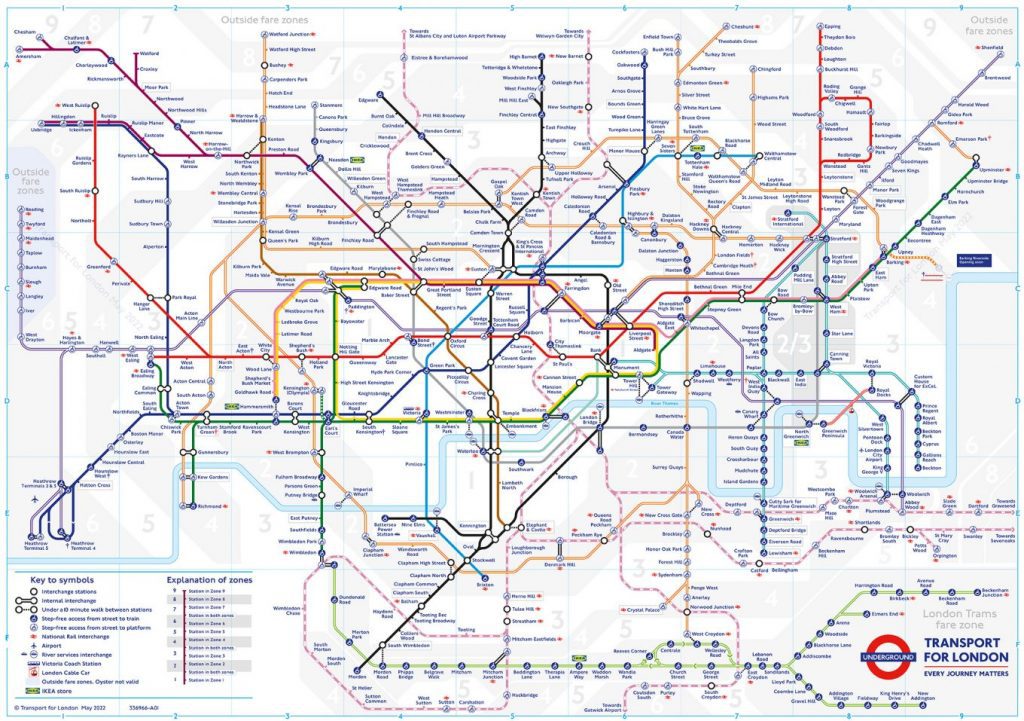 Postcards from Hawaii Travel Blog How to use the London Underground local’s guide to taking the Tube TFL Tube Map