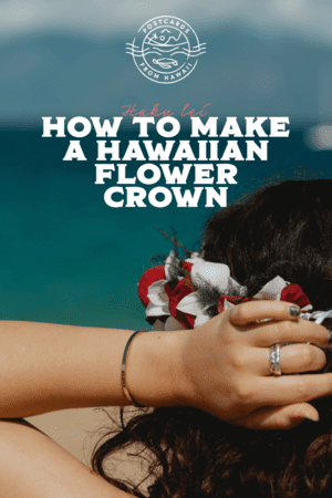 Postcards from Hawaii Travel & Lifestyle blog How to make a haku lei lei polo Hawaiian flower crown, DIY flower crown tutorial, how to make a flower crown, how to make a head lei po’o